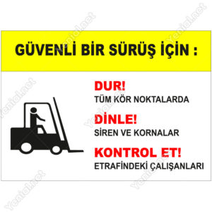 Guvenli Bir Surus Icin Levhasi 1000×1000